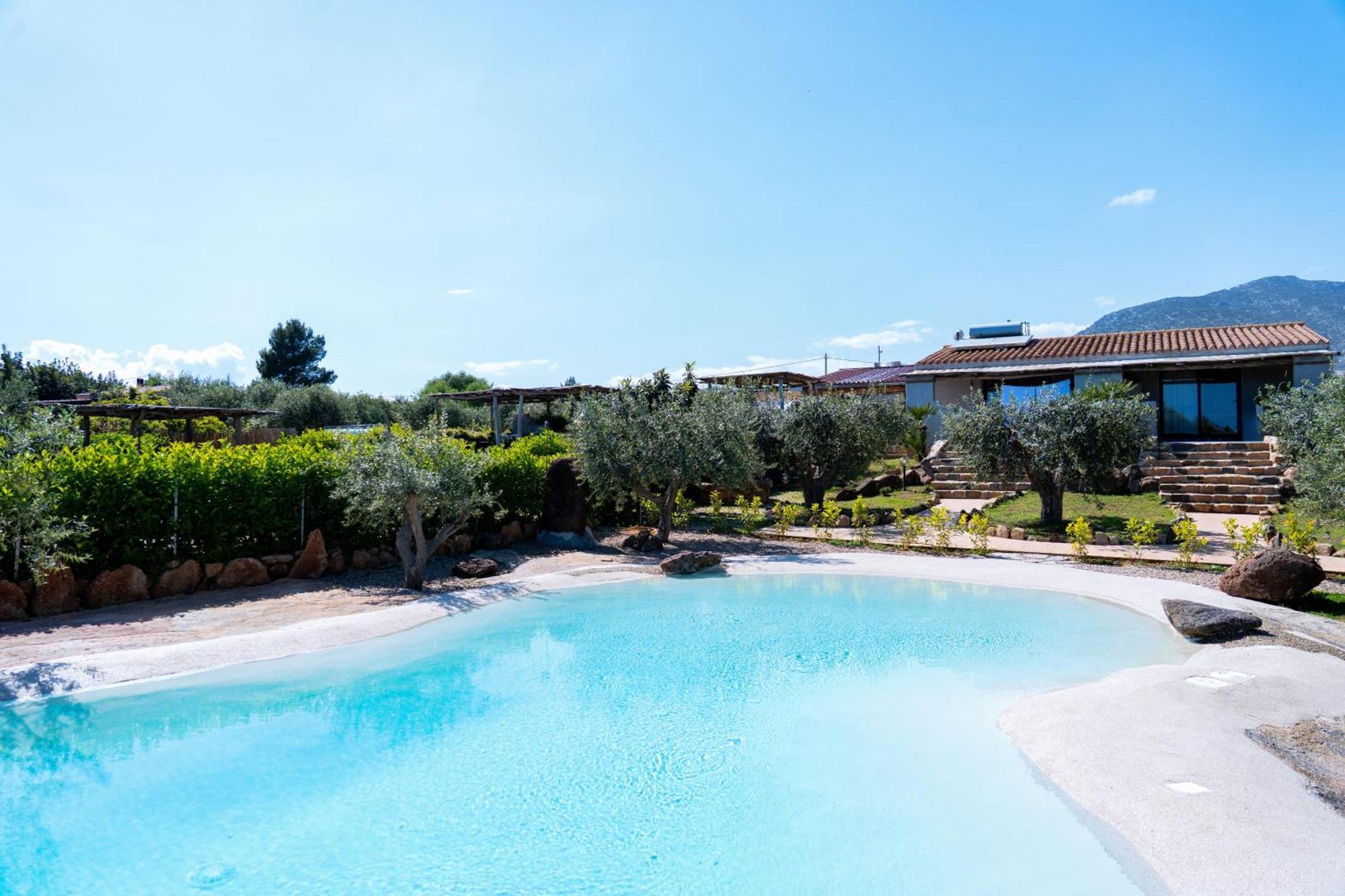 Orosei Re - Il Paradiso Degli Ulivi Con Piscina E Vista Mare 外观 照片